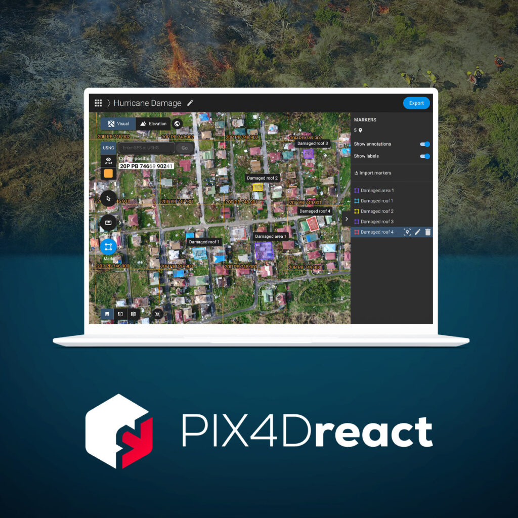 Pix4Dreact